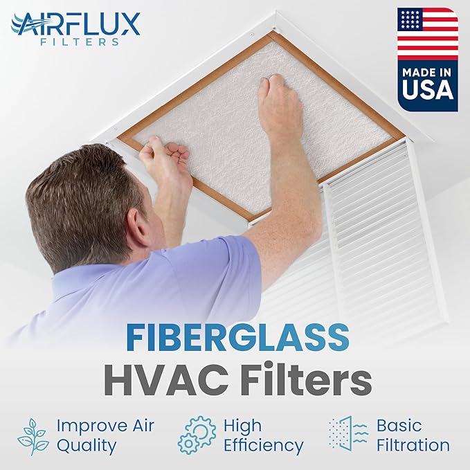 Fiberglass Air Filter -20x30x1Air Filter 12 Pack - Image 2