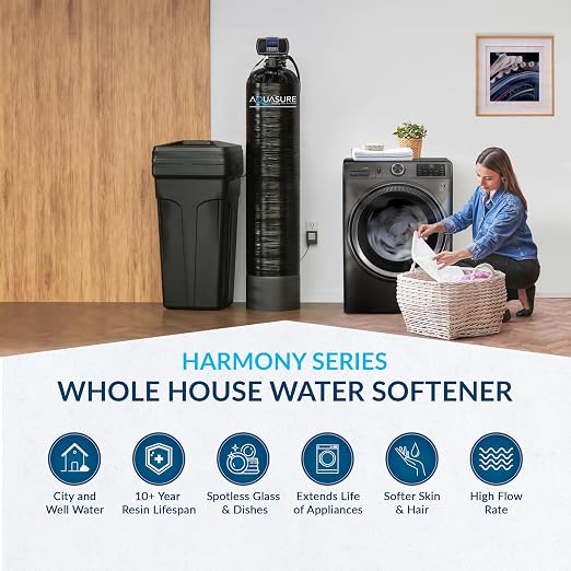 Aquasure Harmony Series 72, 000 Grains Whole House Water Softener Bundle - Image 2