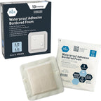 MED PRIDE Waterproof Silicone 6'' X 6'' Foam Wound Dressing Sterile, Adhesive - Image 6