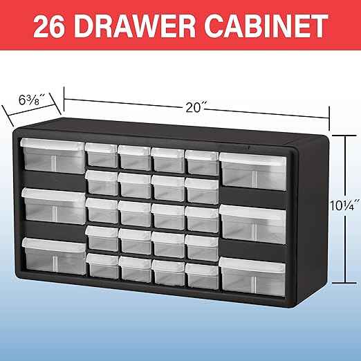 Akro-Mils 26-Drawer Plastic Drawer Storage Cabinet