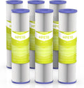 20 Micron Whole House Water Filter Cartridge, Pleated Sediment Filters by MewMore