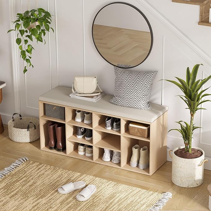 DINZI LVJ Shoe Storage Bench - Image 7