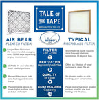 16x25x3 Air Filter MERV 11 TRION Air Bear Pleated HVAC Air Filter Replacement - Image 6