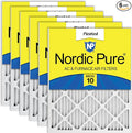 Nordic Pure 18x18x1 Pleated MERV 10 Air Filters 6 Pack by NordicPure