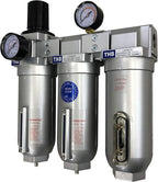 1" COMPRESSED AIR PARTICULATE FILTER WATER TRAP/PRESSURE REGULATOR/DESICCANT - Image 2