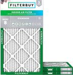 Filterbuy 14x36x1 Air Filter MERV 8 Essential Dust & Allergy Defense, by Filterbuy