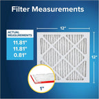 Filtrete 12x12x1 AC Furnace Air Filter, MERV 11, MPR 1000, Micro Allergen - Image 2