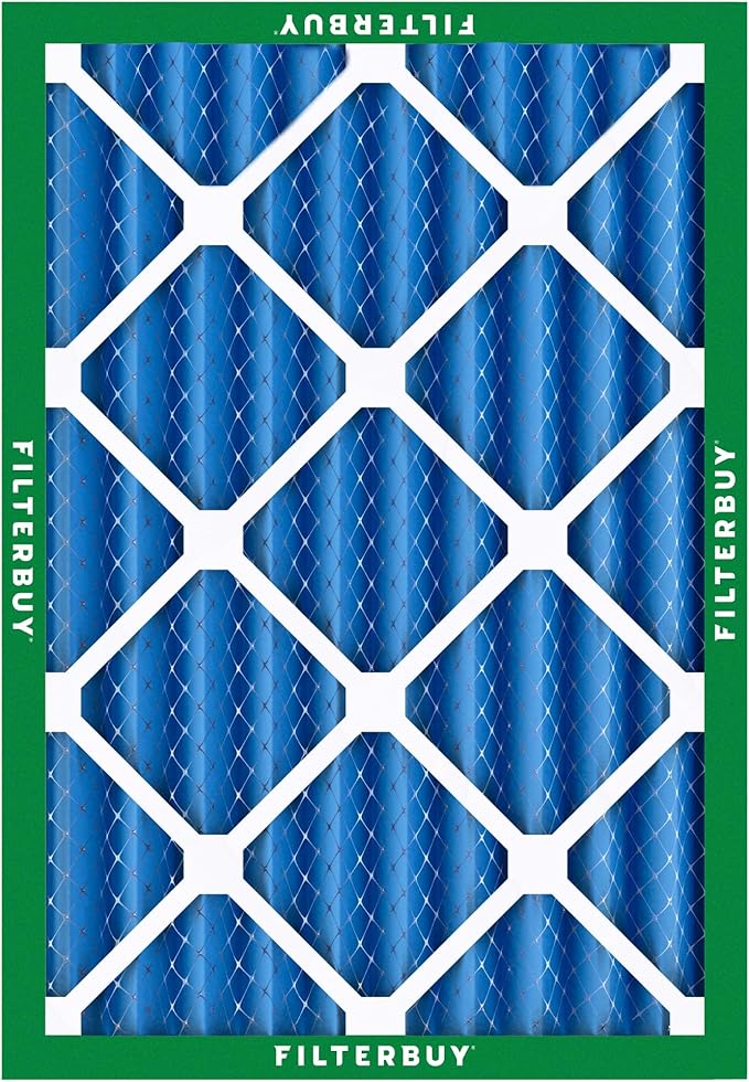 Filterbuy 20x25x4 Air Filter MERV 13 Optimal Smoke & Allergy Defense, - Image 9