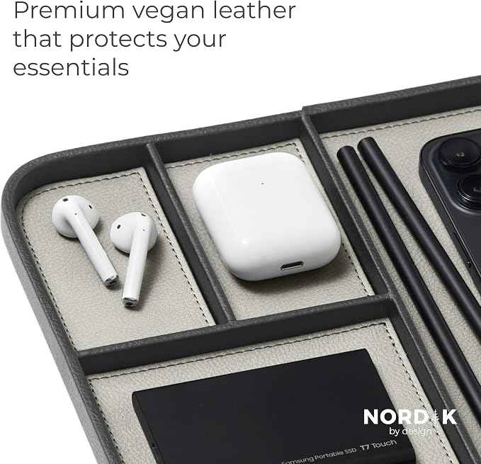 Nordik Leather Valet Tray