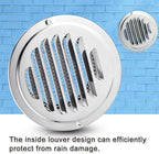 Zonon 12 Pcs Stainless Steel Soffit Vents 4 Inch Round Dryer Vent Cover - Image 4