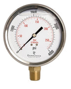 4" Oil Filled Pressure Gauge by DirectMaterial