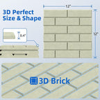 12 Pack Acoustic Panels with Self Adhesive, Soundproof Wall Panels, Brick Sound - Image 6