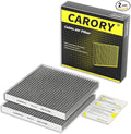 2 Pack Cabin Air Filter w/Activated Carbon by Carory