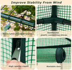 Mini Greenhouse for Indoor Outdoor, Small Plastic Plant Green House Rack Stand - Image 3