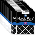 Nordic Pure 12x12x1 Pure Carbon Pleated Odor Reduction Furnace Air Filters 24 by NordicPure