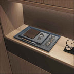 Oirlv Premium Leather Flat Jewelry Tray Jewelry Display Organizer Valet Tray