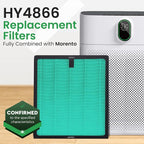 2 Pack Air Purifier Replacement Filter HY4866 Compatible - Image 3