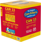 Can Filter 358621 Original 33 Carbon Air Filter Without Flange, 200 CFM - Image 2