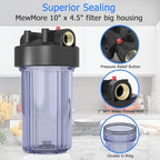 WHT10 Whole House Water Filter Housing, Fit 10"x4.5" Sediment etc Filters - Image 2
