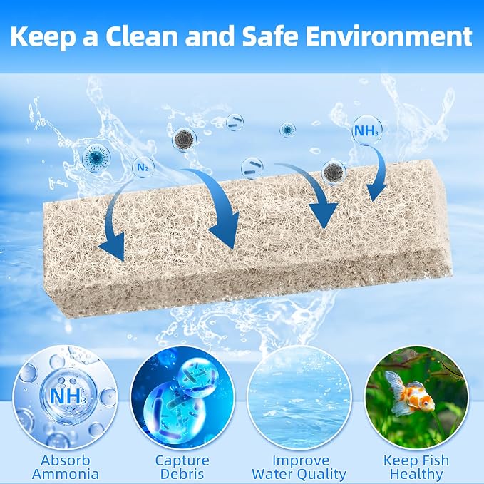 AQUANEAT 24- Pack Replacement Ammonia Reducer Pads Compatible - Image 3