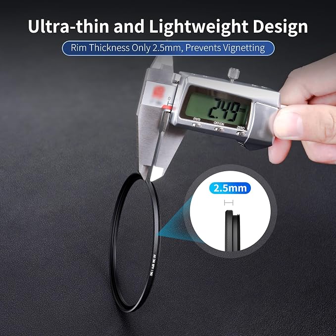 JJC 46mm Ultra Low Reflectivity UV Lens Protection Filter - Image 3