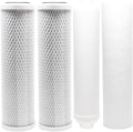 CFS – 4 Pack Replacement Water Filter Kit Includes Carbon Block, Polypropylene by CompleteFiltrationServices