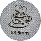 Espresso Puck Screen for 54mm Portafilter Basket, 1.7mm Thickness Made by Unknown