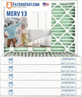 Filters Fast 30x36x2 Pleated Air Filter Merv 13, 2 inch AC Furnace Air Filters by FiltersFast