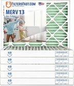 Filters Fast 24x24x2 Pleated Air Filter Merv 13, 2 inch AC Furnace Air Filters by FiltersFast