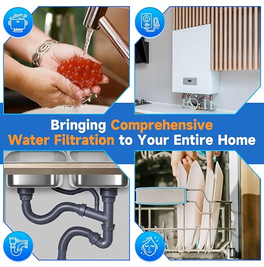PUREPLUS 2-Stage Whole House Water Filtration System, NSF/ANSI 42 Certified - Image 8
