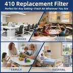 2 Pack 410 Replacement Air Filter, MERV 11, Actual Size: 16"x28"x4", Nominal - Image 7
