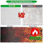 20mesh Stainless Steel Mesh Screen, 15.7"x78.7" Metal Mesh Screen, 1mm Hole - Image 3