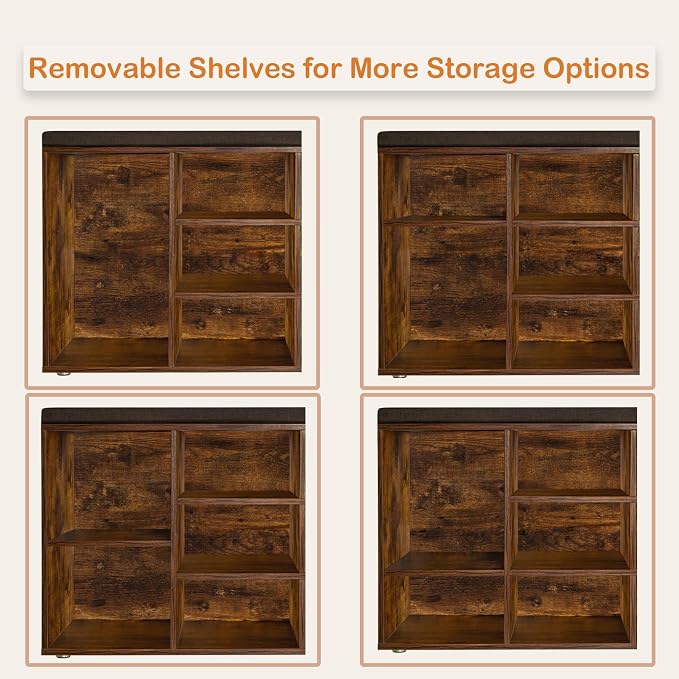 DINZI LVJ Shoe Storage Bench - Image 8
