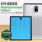 2 Pack HY4866 True HEPA Replacement Filter Compatible - Image 3