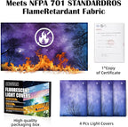 4 Pcs Fluorescent Light Covers - Image 2