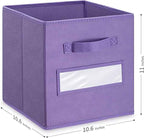artsdi Fabric storage cubes 11 Inch Cube Storage Bin, Cube storage