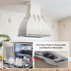 CHETTO C Stainless Steel Range Hood Cover - Image 4