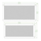 120mm Fan Filter, HFEIX Computer Case Dustproof Magnetic Frame Mesh Black 2Pack - Image 4