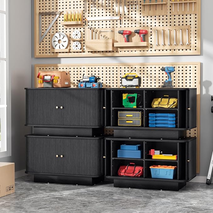 Fluted Shoe Storage Bench, Mud Room Benches - Image 9