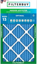 Filterbuy 13.5x23.5x1 Air Filter MERV 13 Optimal Smoke & Allergy Defense by Filterbuy
