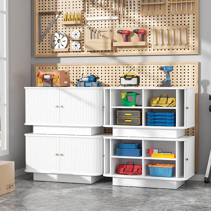 Fluted Shoe Storage Bench, Mud Room Benches - Image 9