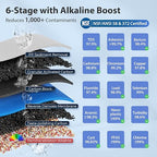 iSpring RCC7AK-BLK, NSF/ANSI 58 Certified, Alkaline 6-Stage Reverse Osmosis - Image 6