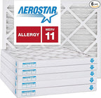 Aerostar 24x24x2 MERV 11, Pleated Air Filter, Box of 6, Made in the USA by AirFiltersDelivered