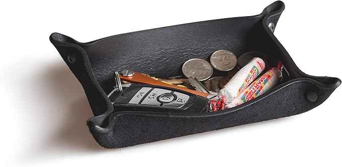 Main Street Forge Leather Valet Tray