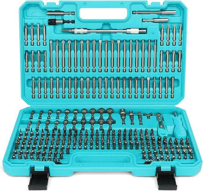 Amartisan 258-Piece Ultimate Screwdriver Bit Set, Chrome Vanadium Steel Driver