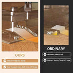 48“ x 36” Beveled Edge Glass Chair Mat