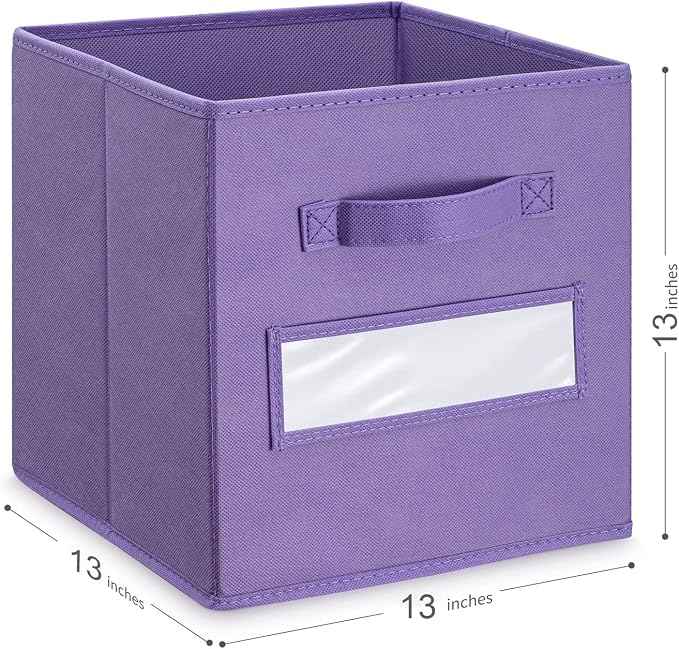 artsdi 13x13x13 storage cube bins Fabric storage cubes
