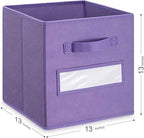 artsdi 13x13x13 storage cube bins Fabric storage cubes