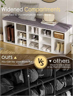 DINZI LVJ Shoe Storage Bench
