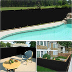 UPGRADE Balcony Privacy Screen Fence 6'X13' Outdoor HDPE Mesh Panels - Image 6